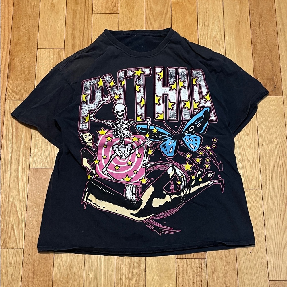 Black Kids T-Shirt with Graphic Design